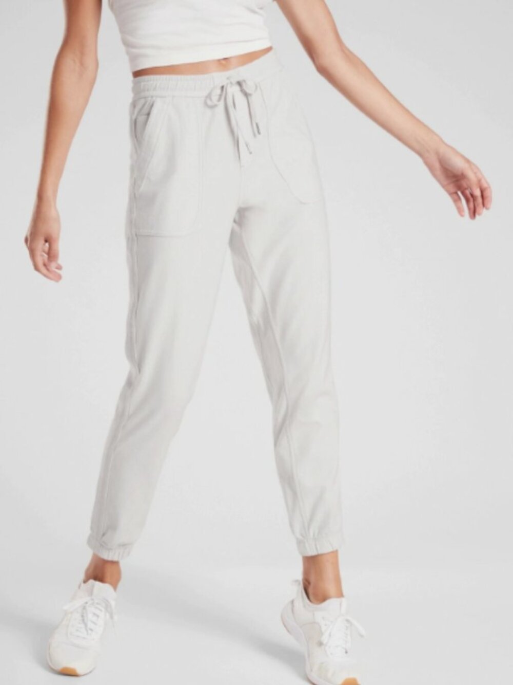 Athleta Cream Farallon Jogger Pants